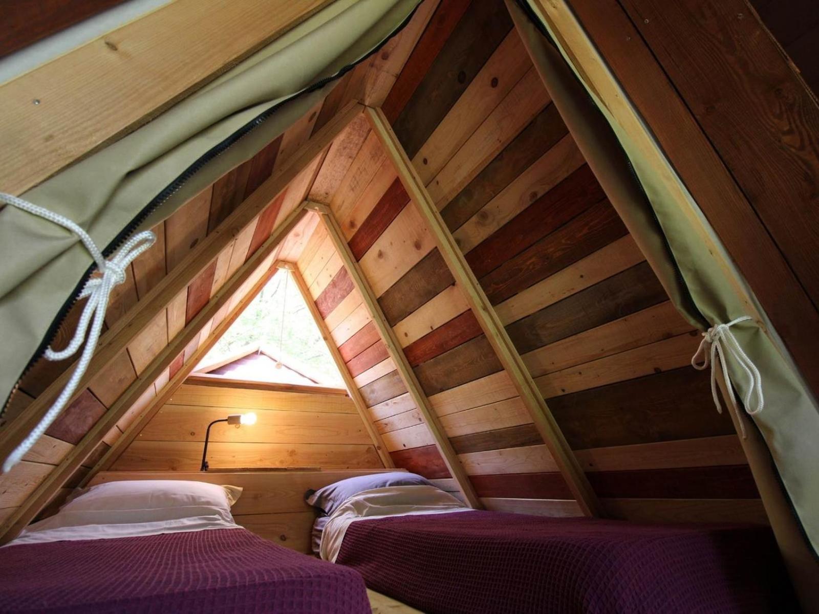 Habitat Createur - Hebergements Insolites Au Camping Municipal "Les Ecureuils" Recoubeau-Jansac 外观 照片