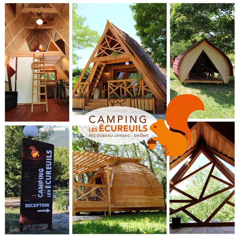 Habitat Createur - Hebergements Insolites Au Camping Municipal "Les Ecureuils" Recoubeau-Jansac 外观 照片