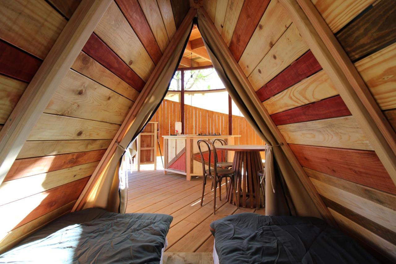 Habitat Createur - Hebergements Insolites Au Camping Municipal "Les Ecureuils" Recoubeau-Jansac 外观 照片