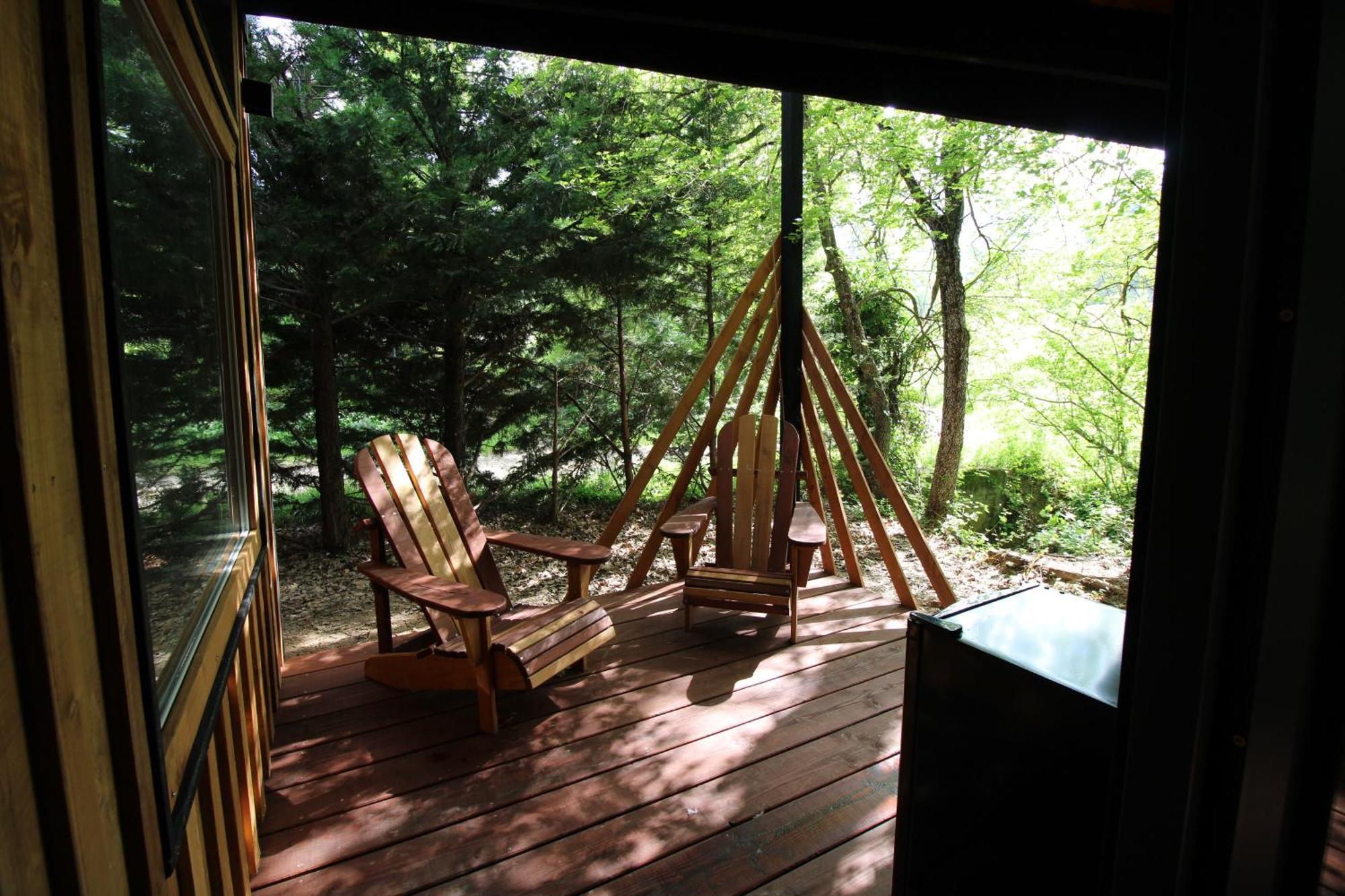 Habitat Createur - Hebergements Insolites Au Camping Municipal "Les Ecureuils" Recoubeau-Jansac 外观 照片